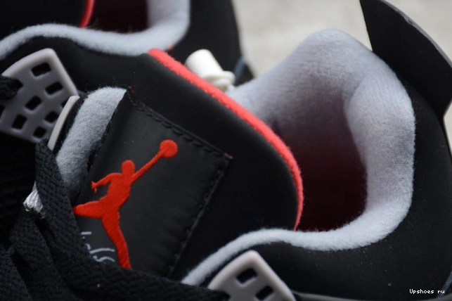   4 Black Retro Cement Jordan 308497-089 0730